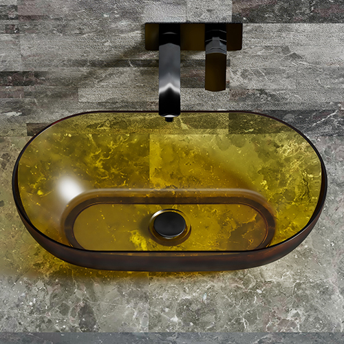 Wholesale High End Quality Transparent Wash Basin TW-A78T