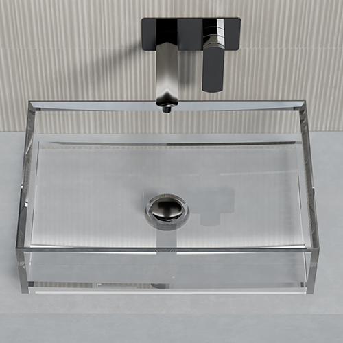 Popular Wholesale Designer Counter Top Transparent Wash Basin TW-A32CT