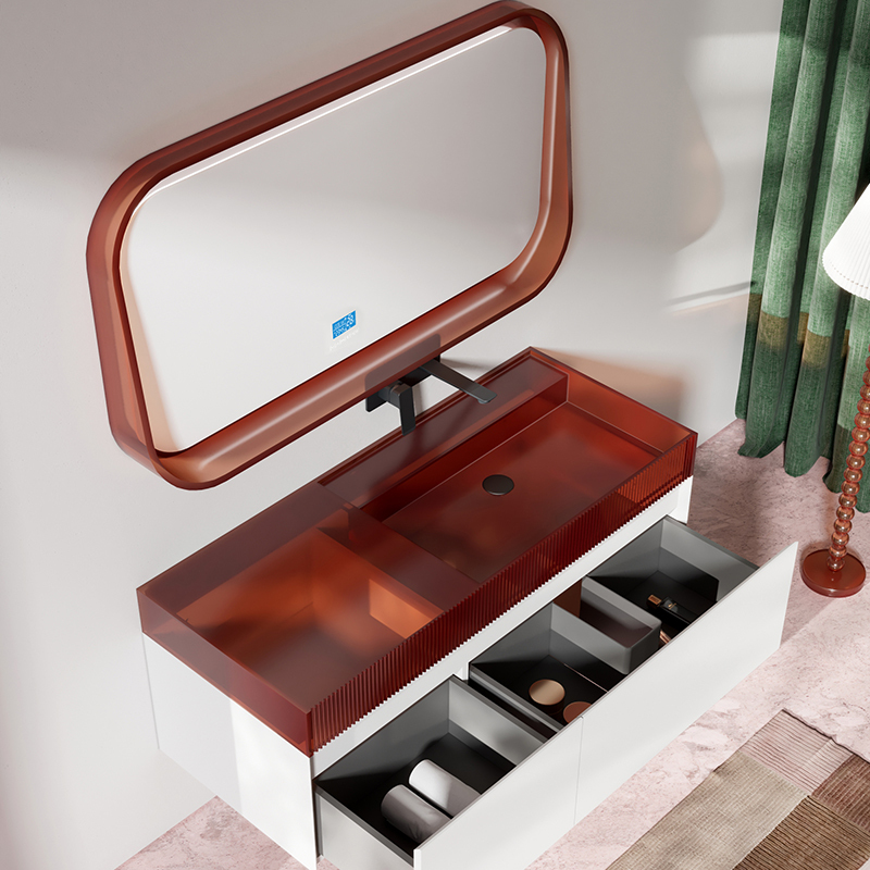 Supplier High End Quality Floating Bathroom Vanity Cabinet MV-6663