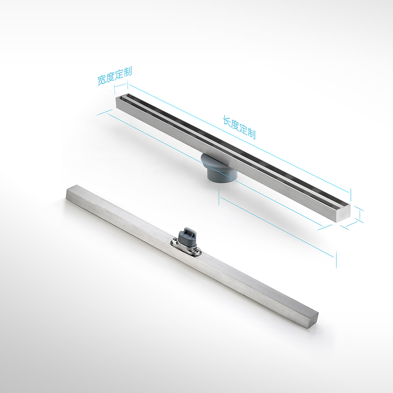 Wholesale Price Stainless Steel Minimalist Linear Wet And Dry Separation Floor Drain TW-L52