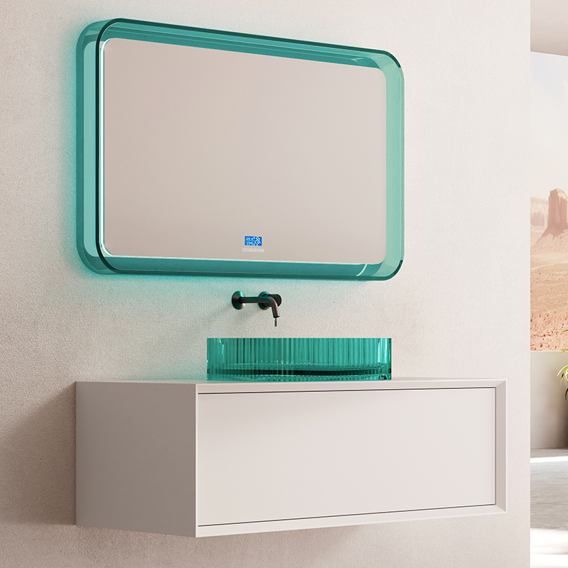 Popular Wholesale Designer Transparent Bathroom Cabinet Combination MV-2201