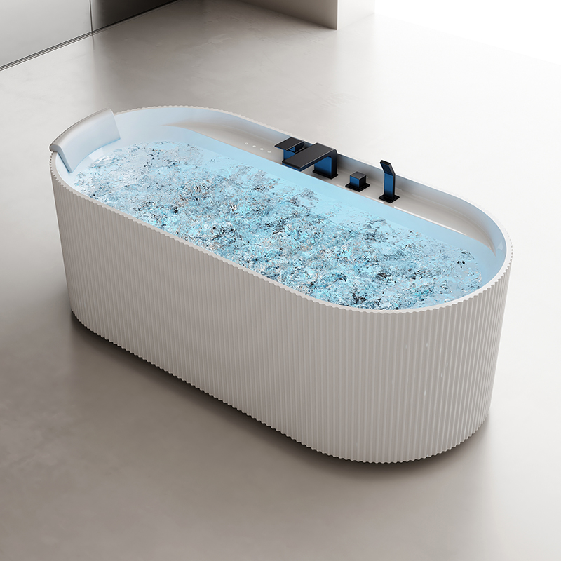 Wholesale High End Quality Acrylic Integrated Bubble Massage Bathtub TW7131M T&W