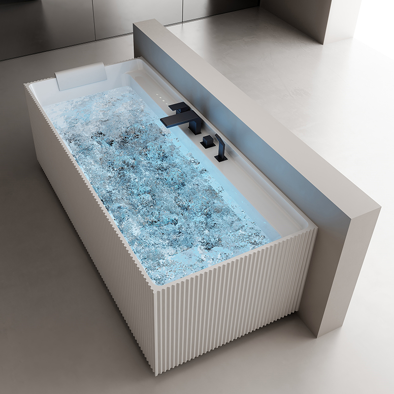 Quality Wholesale Unique Design Acrylic Intelligent Constant Temperature Heated Bubble Surf Massage Bathtub TW-7135M