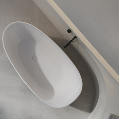 Beliebte Großhandelsdesigner-freistehende Acrylbadewanne XY-1005