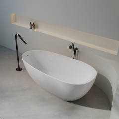 Beliebte Großhandelsdesigner-freistehende Acrylbadewanne XY-1005