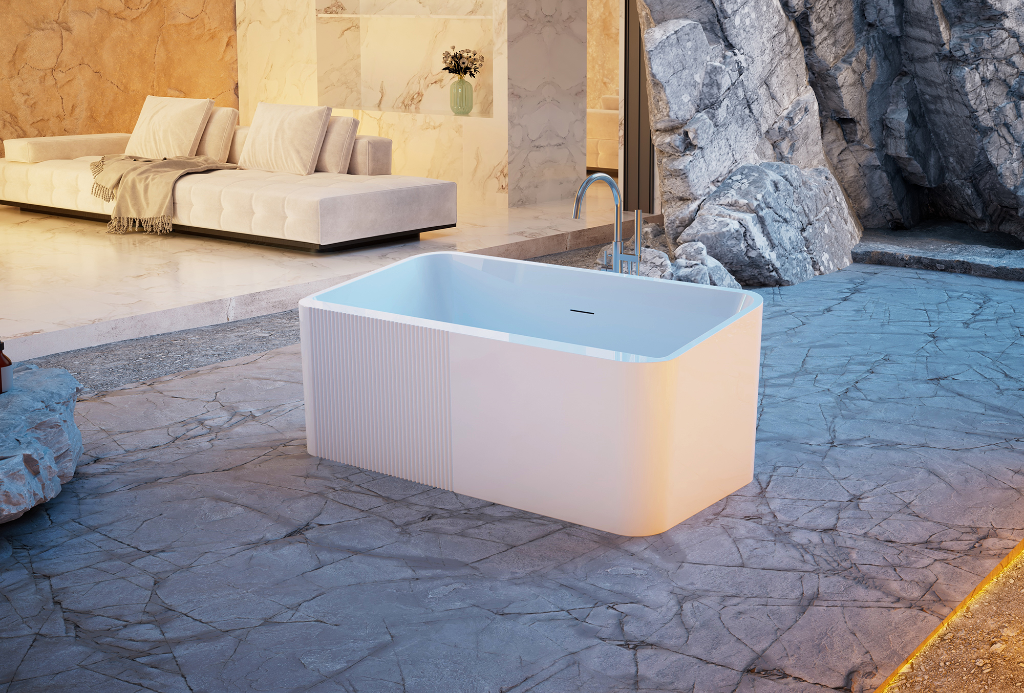 2024 New Acrylic Bathtub Design | Top Bathtub Manufacturer for Hotel Project