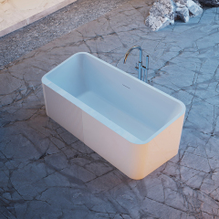 Werkseitige Qualitätssicherung, freistehende Acrylbadewanne XY-3102