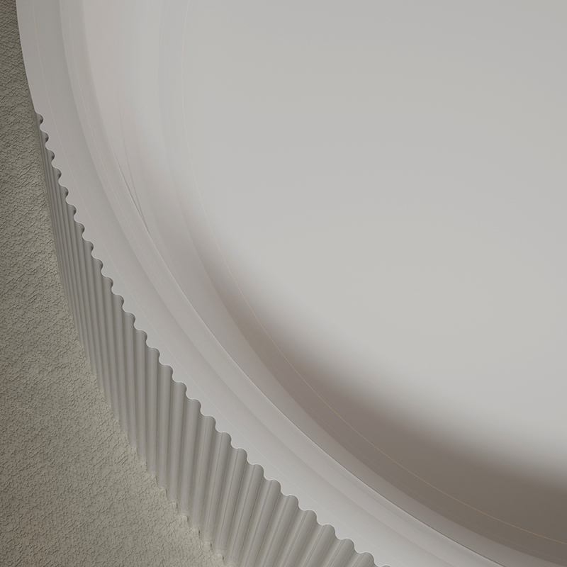 Popular Wholesale Designer Freestanding Round Acrylic Bathtub XY-3009