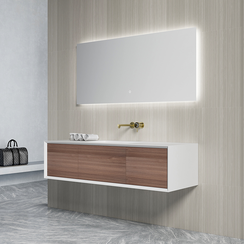 China Wholesale Factory Single Under Counter Sink Floating Bathroom Vanity Cabinet TW-2507