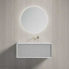 Manufacturer Single Under Counter Sink Floating Bathroom Vanity Cabinet TW-2501