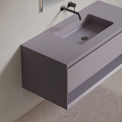 Popular Wholesale Designer Wall Hung Bathroom Vanity Set With Undercounter Sink XV-5980