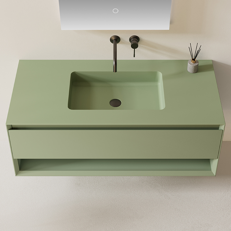 Popular Wholesale Designer Wall Hung Bathroom Vanity Set With Undercounter Sink XV-5980