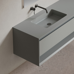 Factory Supply Quality Assurance Floating Bathroom Vanity With Mirror XV-5983