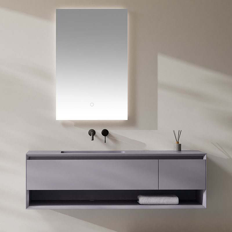Factory Supply Quality Assurance Floating Bathroom Vanity With Mirror XV-5983