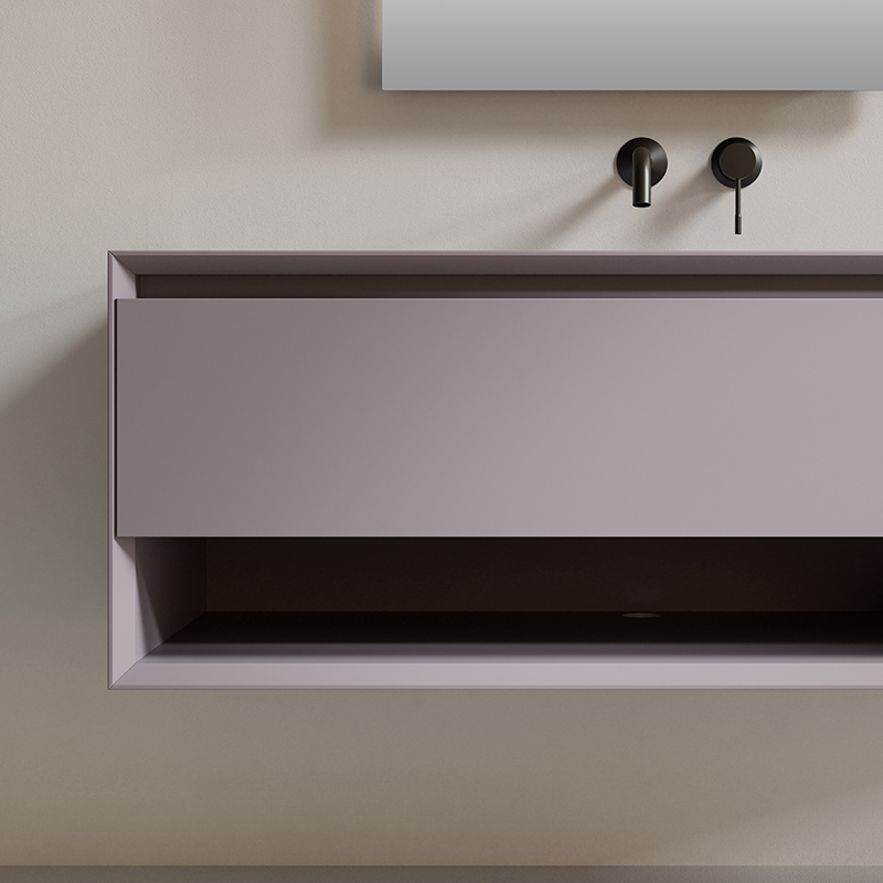 Factory Supply Quality Assurance Floating Bathroom Vanity With Mirror XV-5983