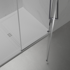 Hochwertige, einzigartige Design-Duschkabine mit Scharnier und schmaler Nischenform TW09-KS-21