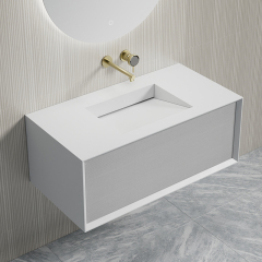 Manufacturer Single Under Counter Sink Floating Bathroom Vanity Cabinet TW-2501