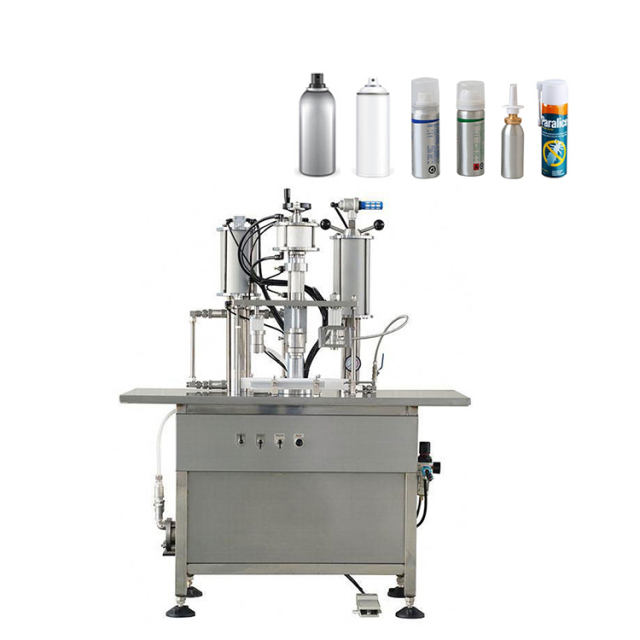 Semi-automatic Aerosol Filling and Sealing Machine