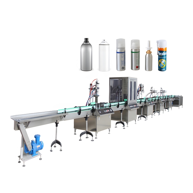 Automatic Aerosol Filling and Sealing Machine