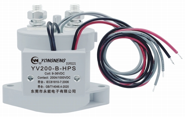High Voltage DC Relay Contactor 200A YV200