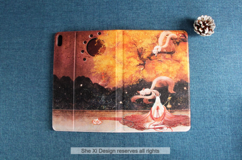 SheXi-Fox Encounter-ipad case