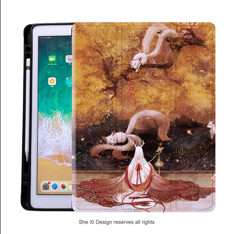 SheXi-Fox Encounter-ipad case