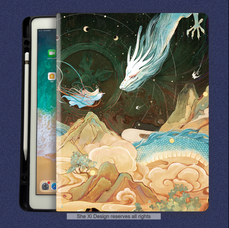 SheXi-Fox Azure Dragon - iPad Case