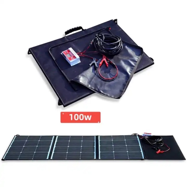 portable solar panel outdoor foldable solar panel