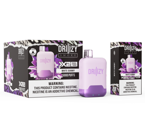 DRIIIZY X2 15000 Dual Tank Disposable-White Gummy