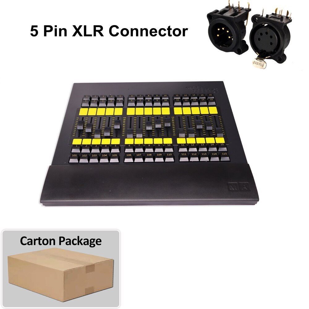 YUER™️ Console On 2 MA Pc Fader Wing DJ Disco Stage Light 512DMX Controller For Party Club Music Bar Disco Lighting Control Equipment