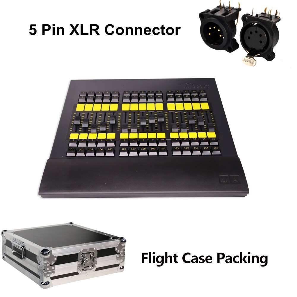 YUER™️ Console On 2 MA Pc Fader Wing DJ Disco Stage Light 512DMX Controller For Party Club Music Bar Disco Lighting Control Equipment