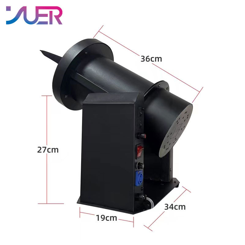 YUER 2000W Wireless Remote Control LED Snow Machine /Snow Making Machine Snowflake Maker for Christmas Wedding Party Stage Effects