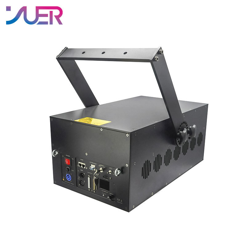 YUER New Professional 30K 40W RGB Animation Laser Light DMX ILDA Christmas DJ Disco Club Bar Party Ball Light Show Effect Projector
