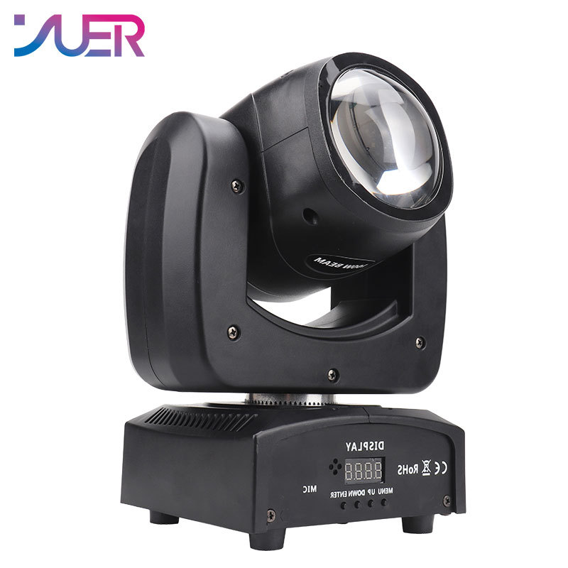 YUER 100W Beam Super Bright Moving Head Light RGBW 4 in1 LED Stage Beam Light DMX for DJ Disco Club Party Lighting Music Activated