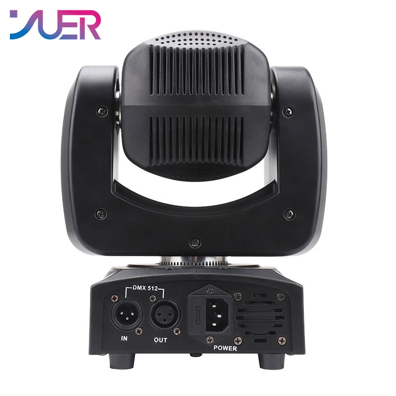 YUER 100W Beam Super Bright Moving Head Light RGBW 4 in1 LED Stage Beam Light DMX for DJ Disco Club Party Lighting Music Activated