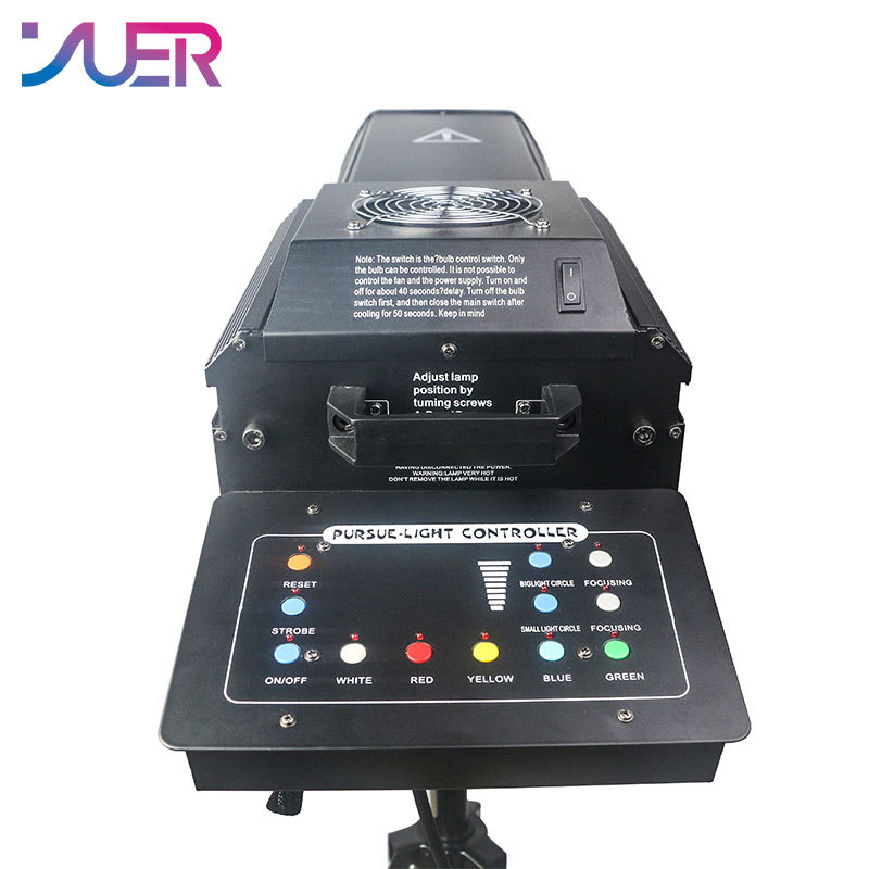 YUER LED 400W Point Control Follow Spot Light Professional DMX512 Follow Spot Projector For Party Stage DJ Show