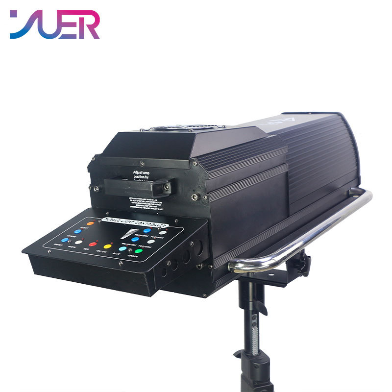 YUER LED 400W Point Control Follow Spot Light Professional DMX512 Follow Spot Projector For Party Stage DJ Show