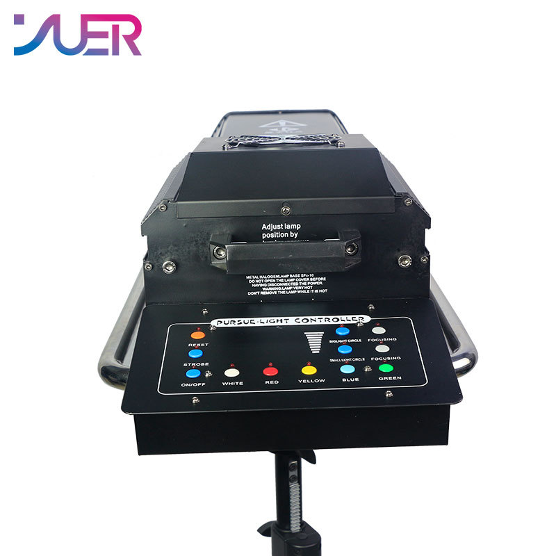 YUER LED 400W Point Control Follow Spot Light Professional DMX512 Follow Spot Projector For Party Stage DJ Show