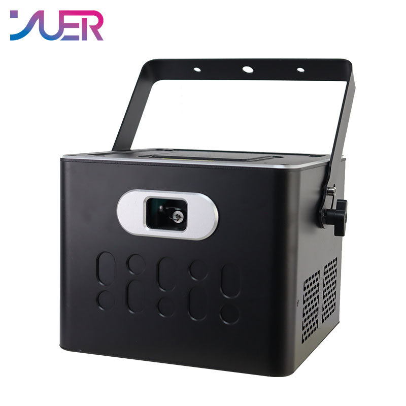 YUER NEW Mold 12W RGB Laser Light ILDA DMX Animation Beam Scanner Stage Laser Projector Dj Disco Party Christmas Stage Effect Lights