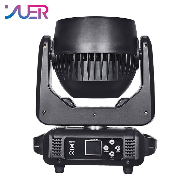 YUER 19x15W LED RGBW Beam + Wash Zoom Moving Head Light DMX512 DJ Disco Party Bar Dance Floor Stage Effect Lighting Equipment
