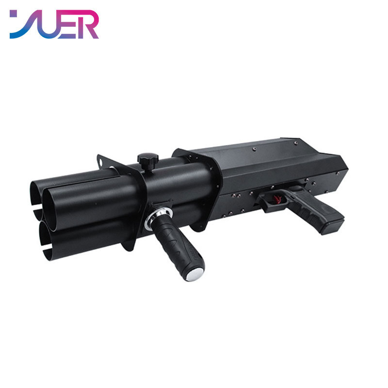 YUER 3 Head Electric confetti cannon gun DJ fireworks birthday wedding Ktv handheld machine stage atmosphere petal paper equipment