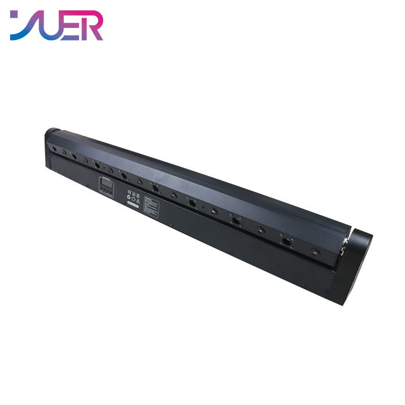 YUER NEW 8 Eyes Red + 8 Eyes RGB Laser Swinging Light Bar DMX512 Stage Light RGB Laser Beam DJ Bar Stage Equipment Dance Floor