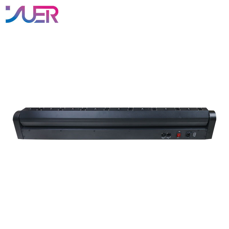 YUER NEW 8 Eyes Red + 8 Eyes RGB Laser Swinging Light Bar DMX512 Stage Light RGB Laser Beam DJ Bar Stage Equipment Dance Floor