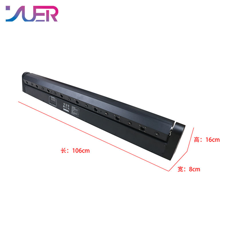 YUER NEW 8 Eyes Red + 8 Eyes RGB Laser Swinging Light Bar DMX512 Stage Light RGB Laser Beam DJ Bar Stage Equipment Dance Floor
