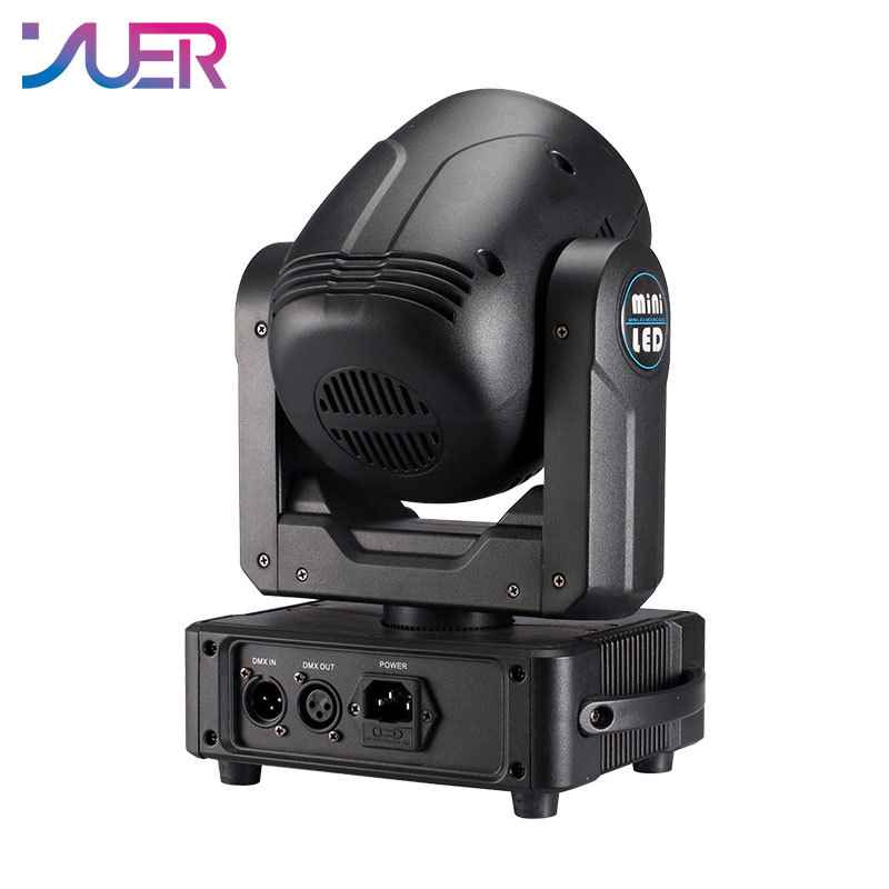 YUER 6x10W LED Bee Eyes Gobo Moving Head Light 100W Beam Spot RGBW Stage Lighting Super Smooth Dimming for Wedding Party DMX 9/14CH