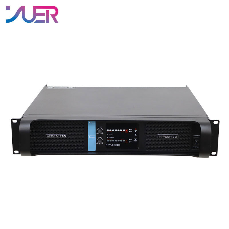 YUER Amplifier 2350w x2 Channel Power Amplifier Subwoofer FP 14000 Stage Lighting Equipment Line Array 2 Channel Amplifier FP14000