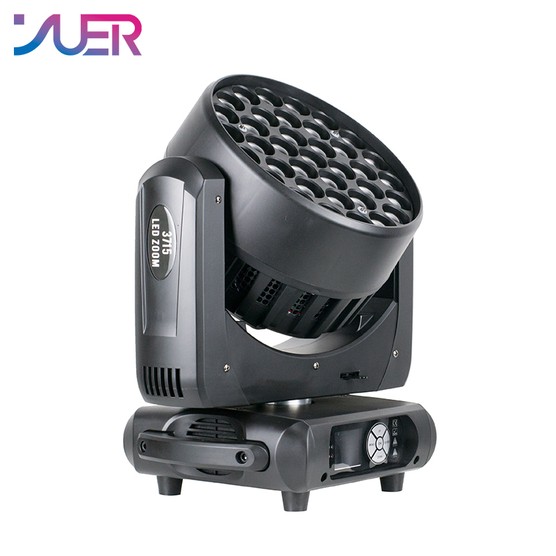 YUER 37X15W RGBW 4IN1 Moving Head Light DMX512 24/36/48CH strobe Effect For Stage Wedding DJ Show Disco Bar Dance FLoor Party