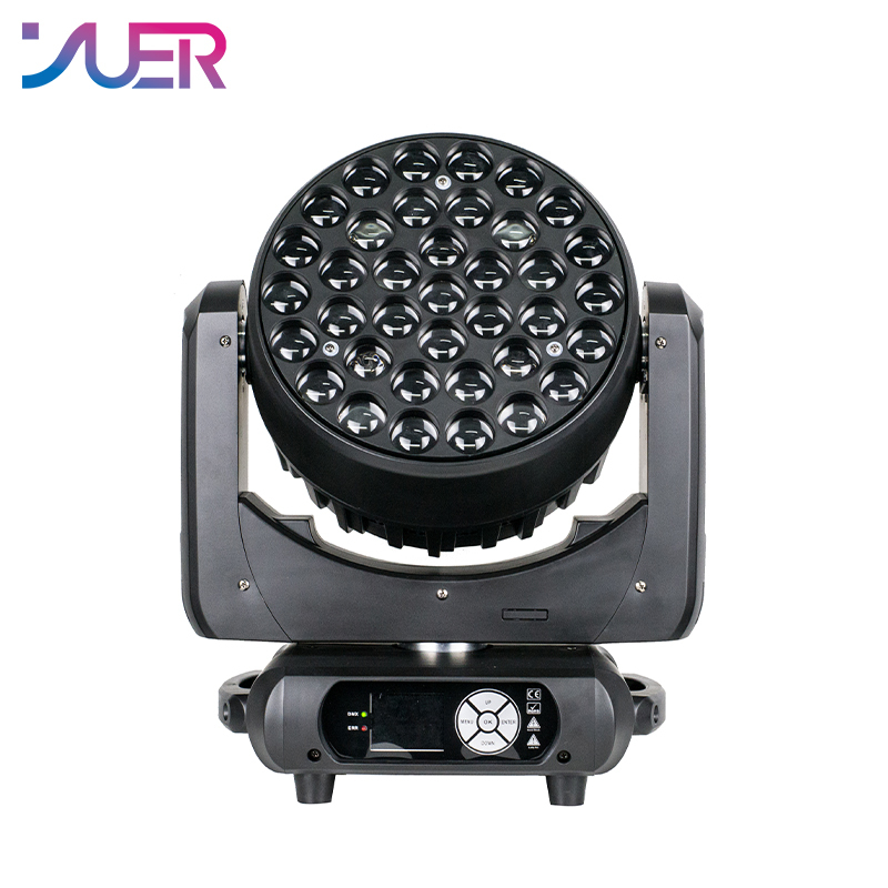 YUER 37X15W RGBW 4IN1 Moving Head Light DMX512 24/36/48CH strobe Effect For Stage Wedding DJ Show Disco Bar Dance FLoor Party