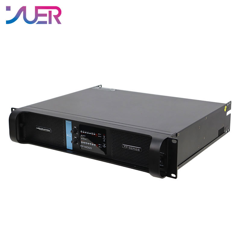 YUER Amplifier 2350w x2 Channel Power Amplifier Subwoofer FP 14000 Stage Lighting Equipment Line Array 2 Channel Amplifier FP14000
