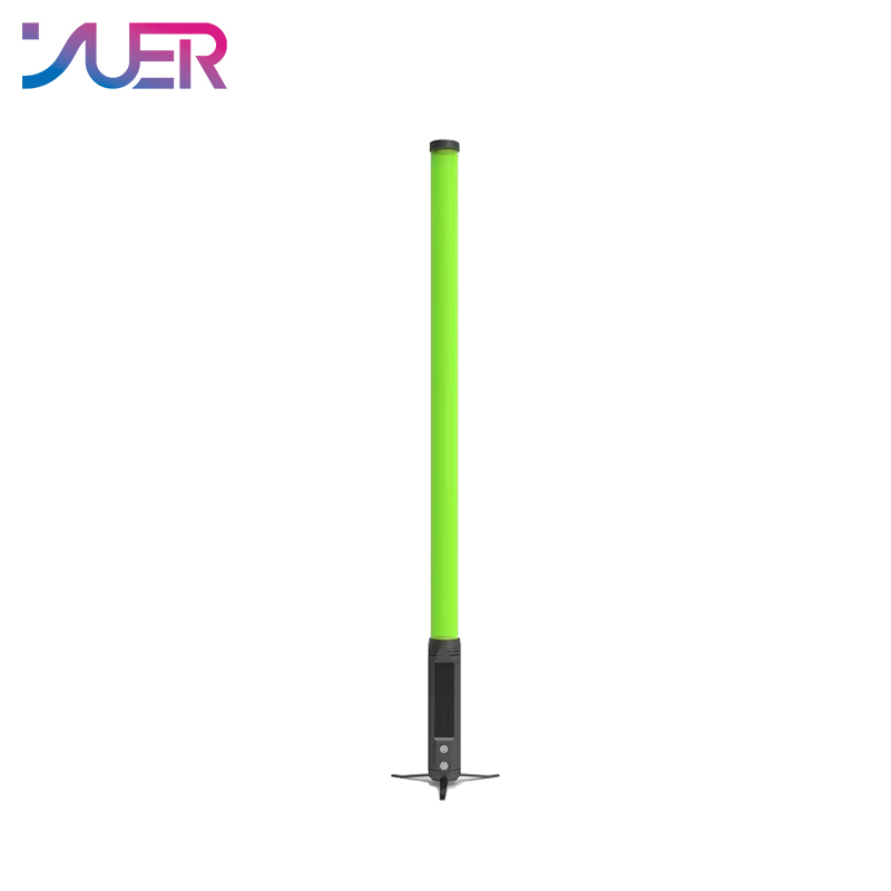 YUER Pixel Tube Lighting Waterproof Battery DMX Wireless Wifi 360 Pixel Tube RGBWA 5in1 LED With Charge Case